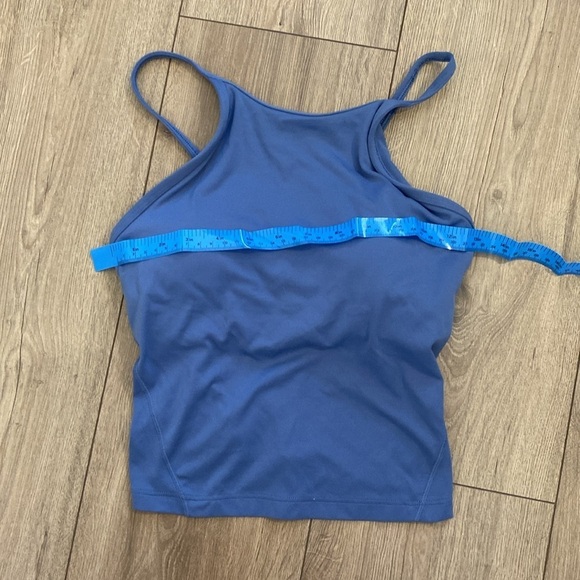 Lululemon | Lightweight High-Neck Yoga Tank Top | Water Drop Blue | Size 2 - Picture 7 of 10